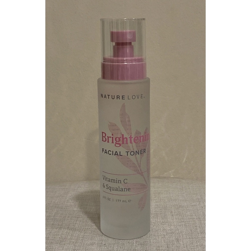 Natural Love Brightening Facial Toner Vitamin C & Squalane 6 fl New Sealed